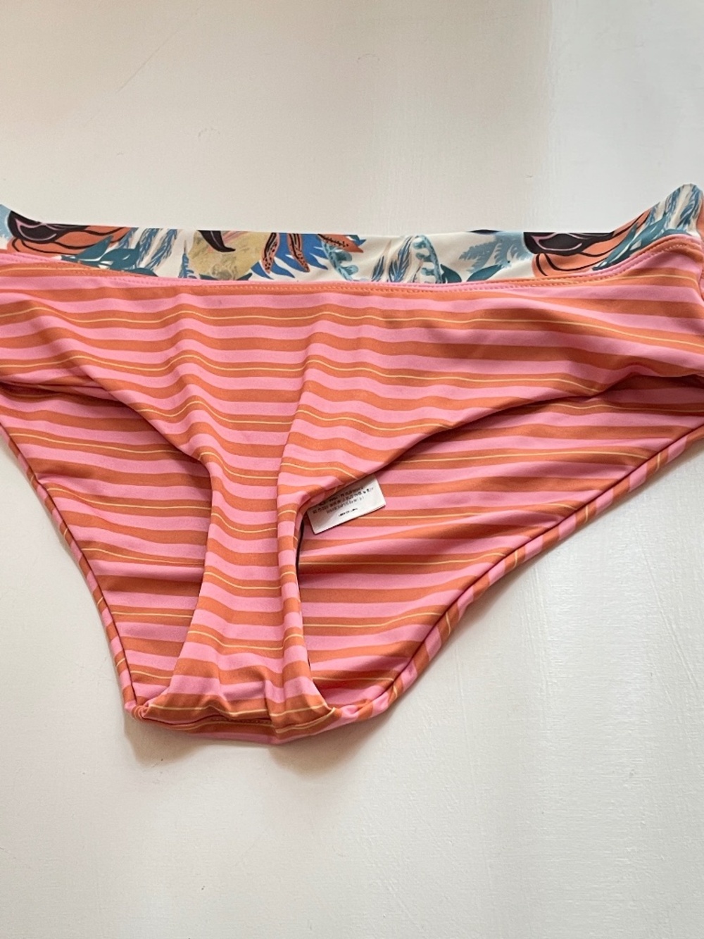 Patagonia Shell Seeker NWOT Bikini Bottom M Tarkine Path Pink Full Coverage
